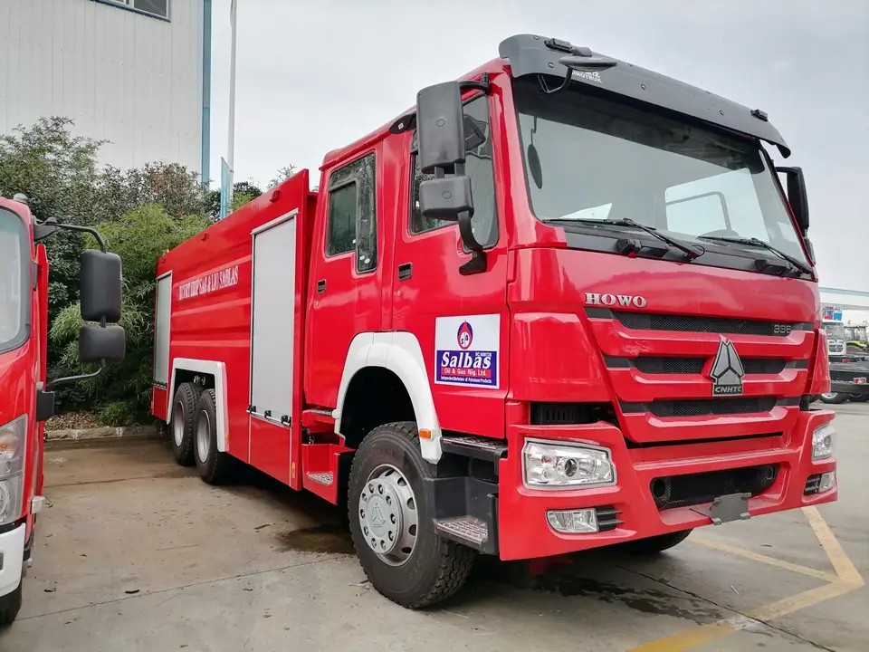HOWO 6X4 15 Ton Water Foam Fire Truck