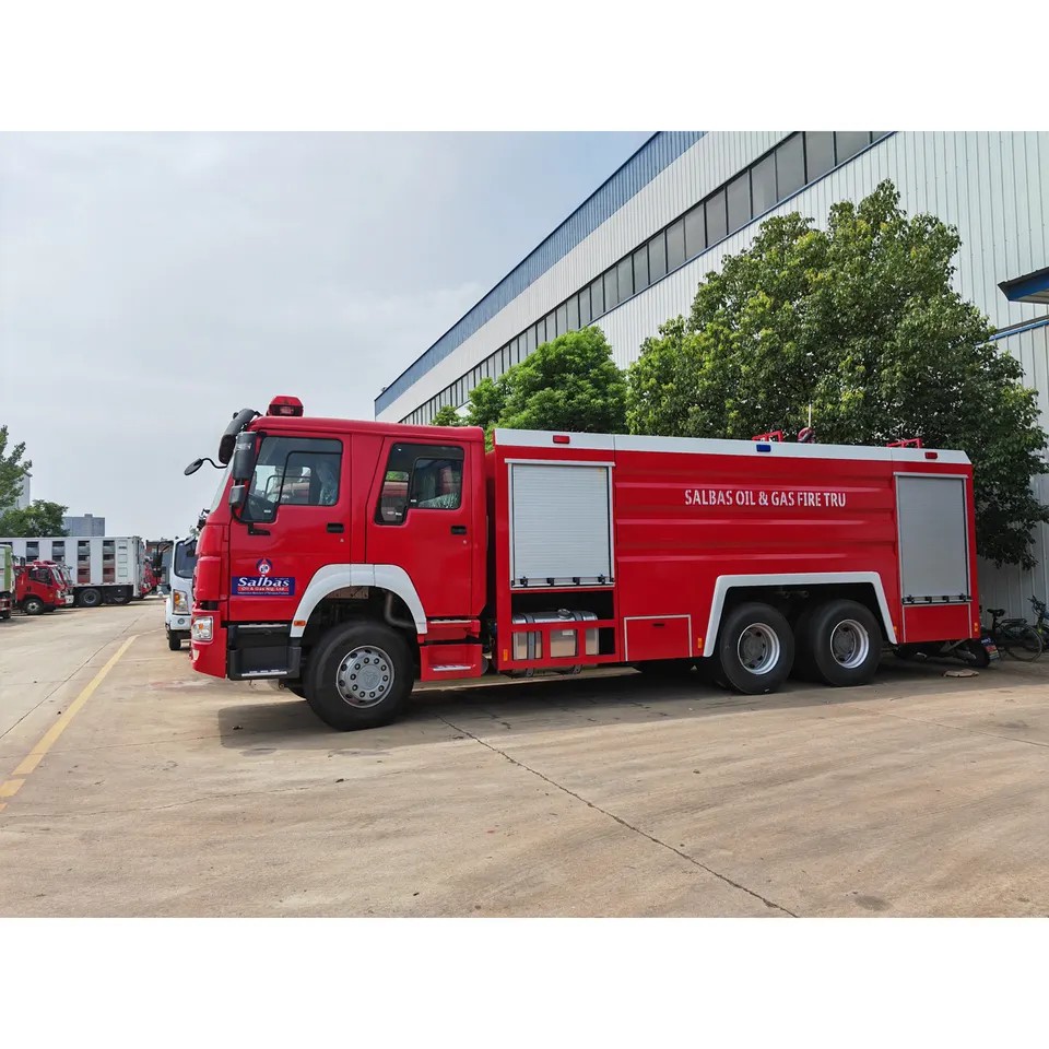 HOWO 6X4 15 Ton Water Foam Fire Truck