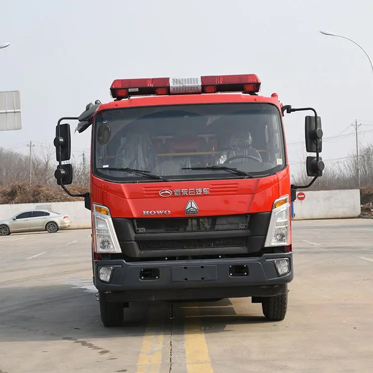 HOWO Water Foam Tank Fire Truck