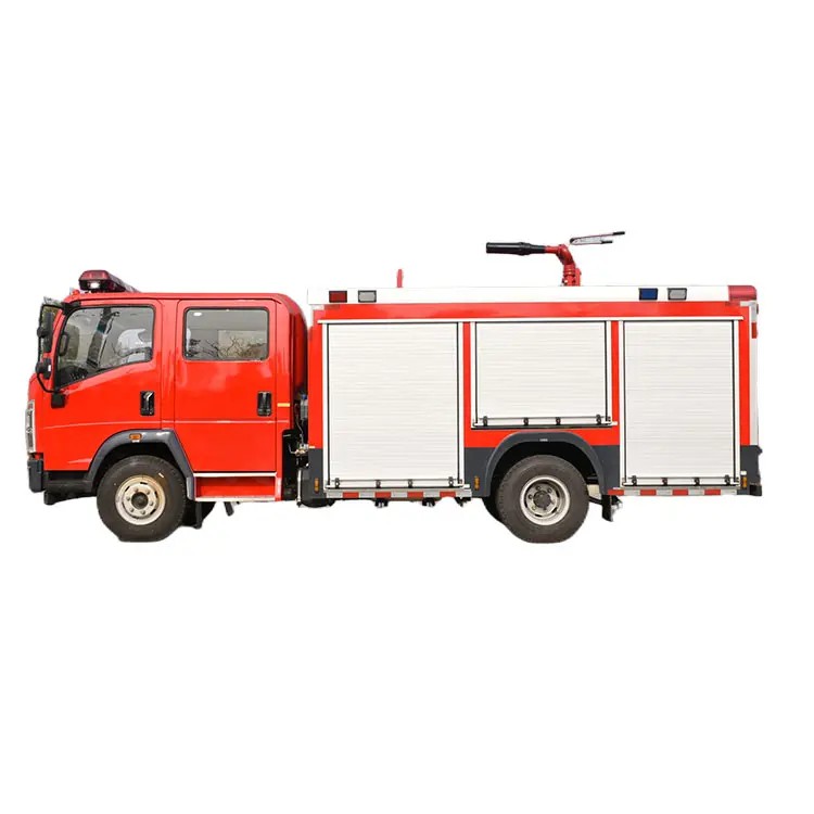 HOWO Water Foam Tank Fire Truck