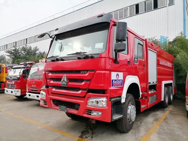 Howo 6X416ton water fire truck