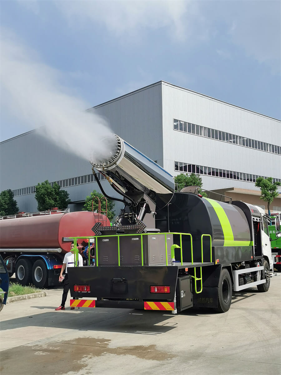 10m3 New Dongfeng Dust Suppression Truck with Large Water Tank and Fog Gun Sprinkler