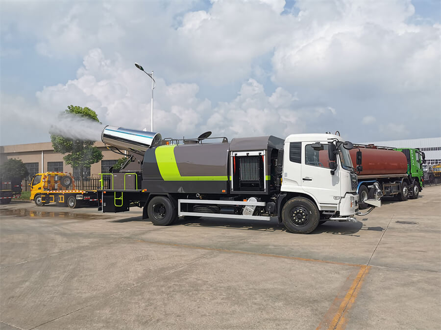 10m3 New Dongfeng Dust Suppression Truck with Large Water Tank and Fog Gun Sprinkler