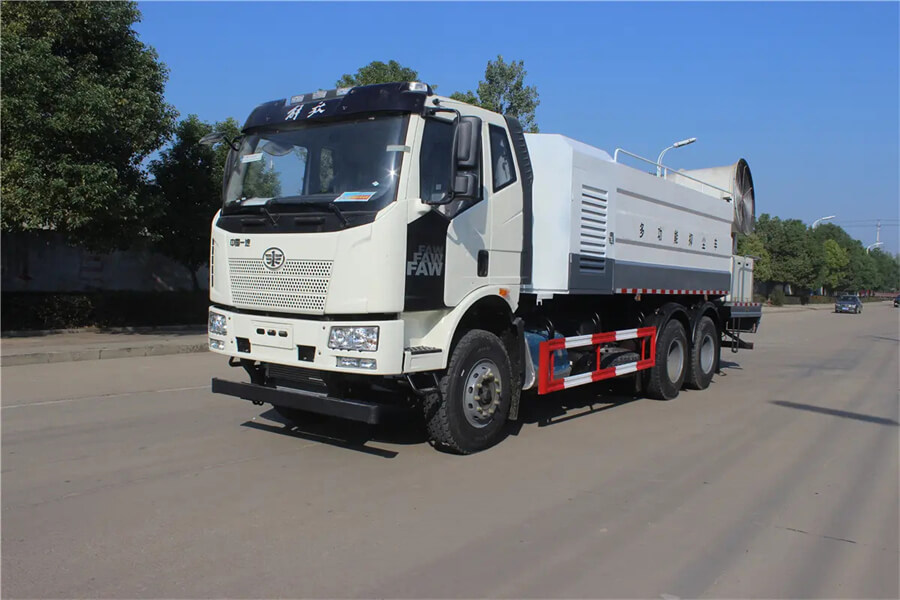 FAW 6X4 Dust Fighter Water Truck Mounted with 100m Spraying Machine