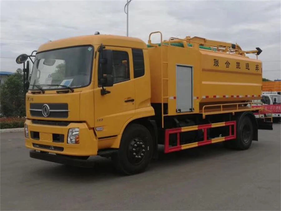Dongfeng 10cbm Vacuum Isuzu 10000litres Sewage Suction Sewer Jetting Truck