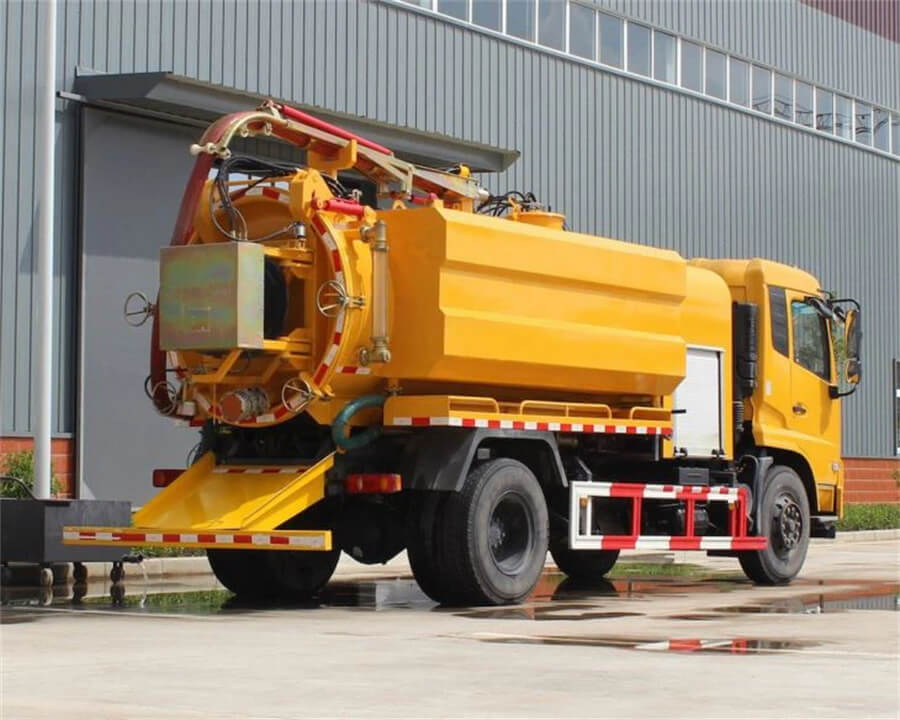 Dongfeng 10cbm Vacuum Isuzu 10000litres Sewage Suction Sewer Jetting Truck
