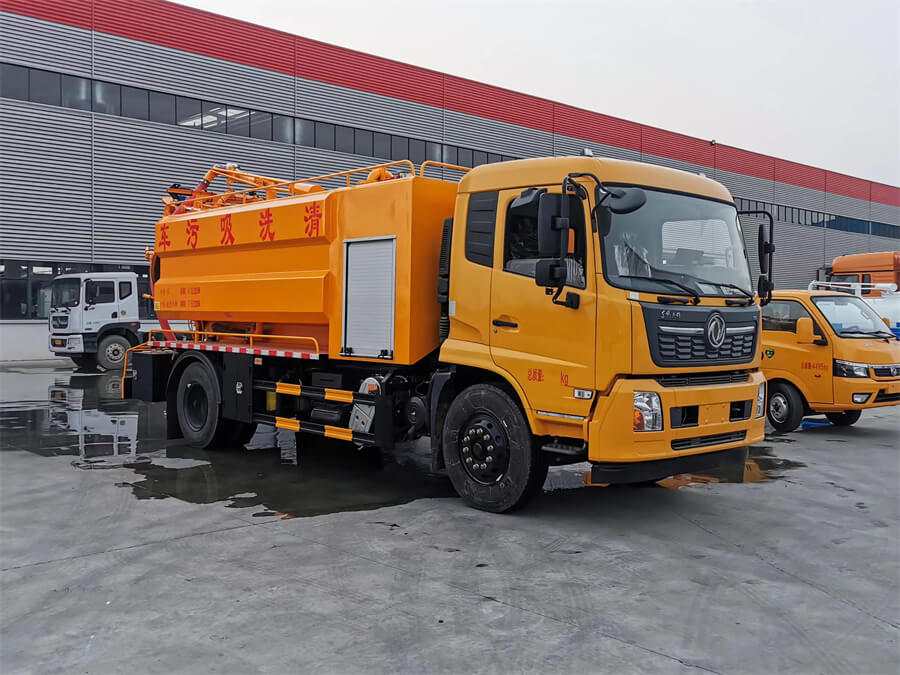 Dongfeng 10cbm Vacuum Isuzu 10000litres Sewage Suction Sewer Jetting Truck