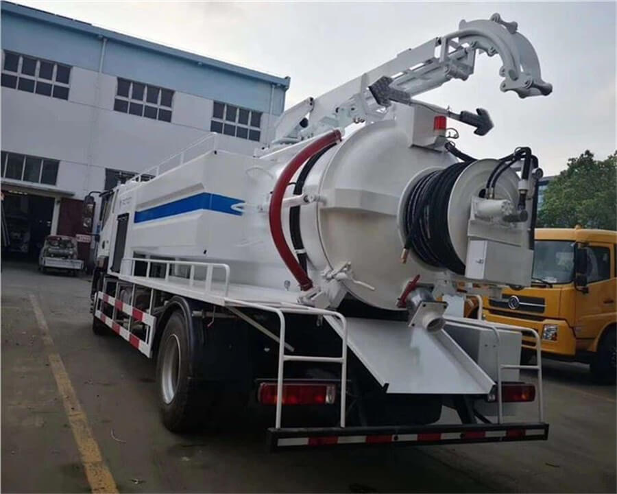 Foton 4X2 12000litres 12cbm 6wheelers Sewer Septic Tank High Pressure Combined Water Jetting Truck