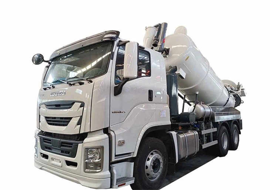 ISuzu GIGA 6X4 14000litres 12000L Diesel Engine Drain Jetter Sewer Cleaning Sucking Combined Sewage Jetting Truck