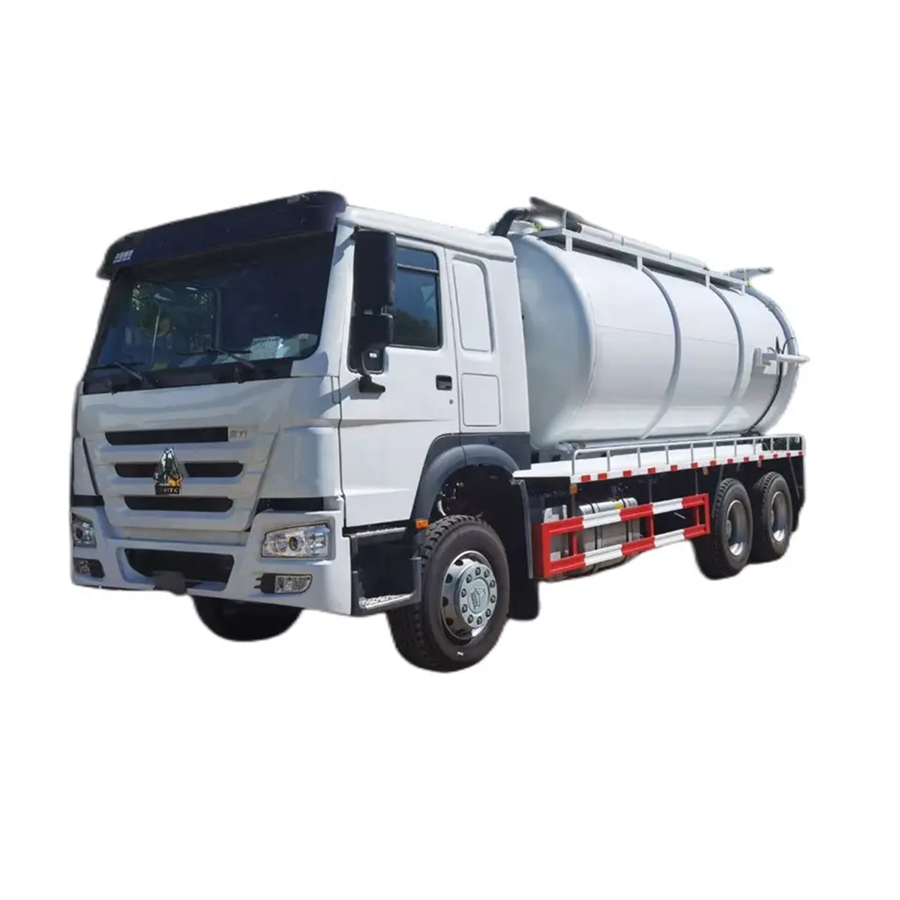 Sinotruk HOWO 4X2 12CBM 12000 liters vacuum and pressure pump sewer jetting suction truck