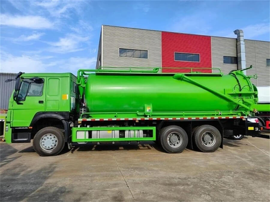 Sinotruk HOWO 6X4 16000 liters 16cbm Sewer Septic Tank High Pressure Combined Water Jetting Truck