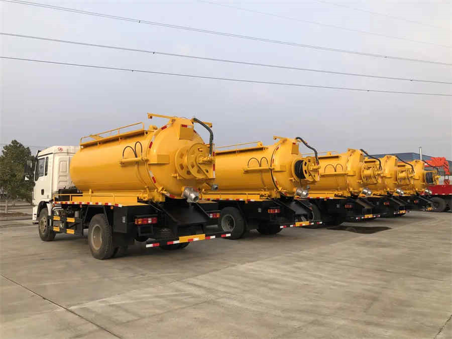 Shacman 4X2 12cbm 12ton Vacuum Sewage and Fecal Suction Tank Truck