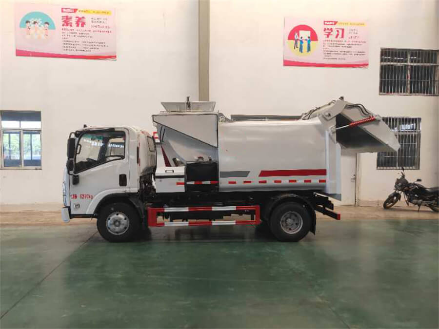 Mobile Kitchen Waste Garbage Truck for Food