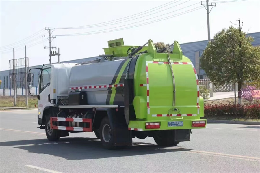 SHACMAN 5 Cubic Kitchen Waste Garbage Truck