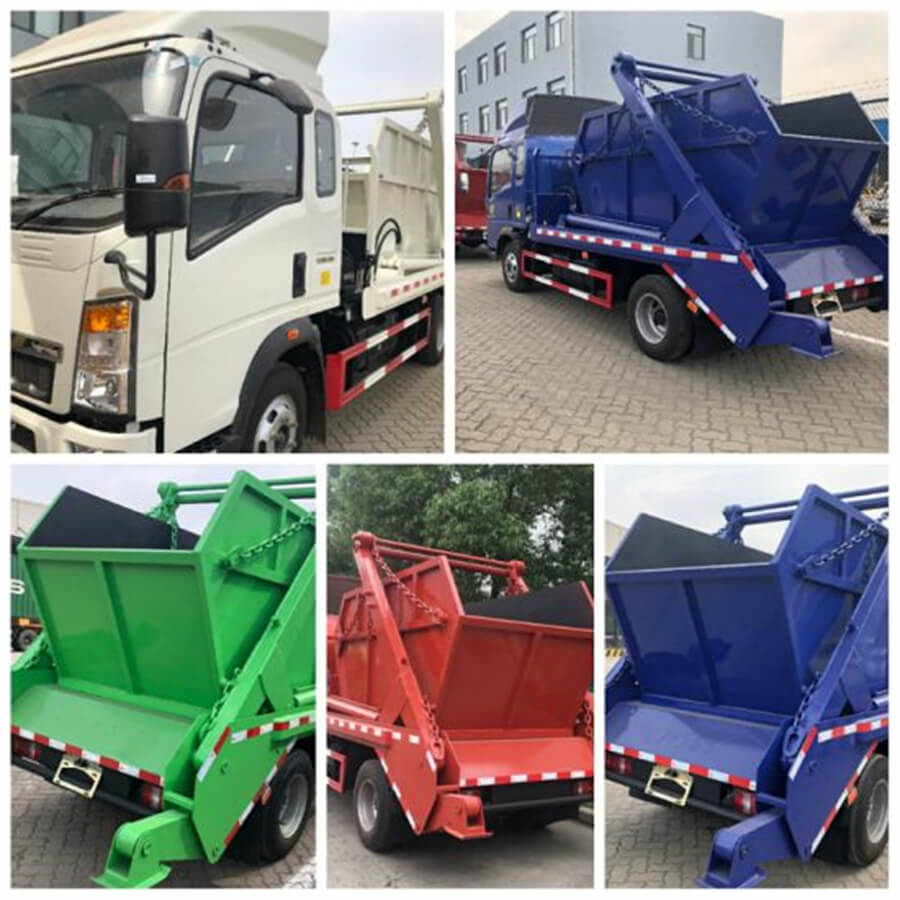 HOWO Roll off Swing Arm Refuse Garbage Truck