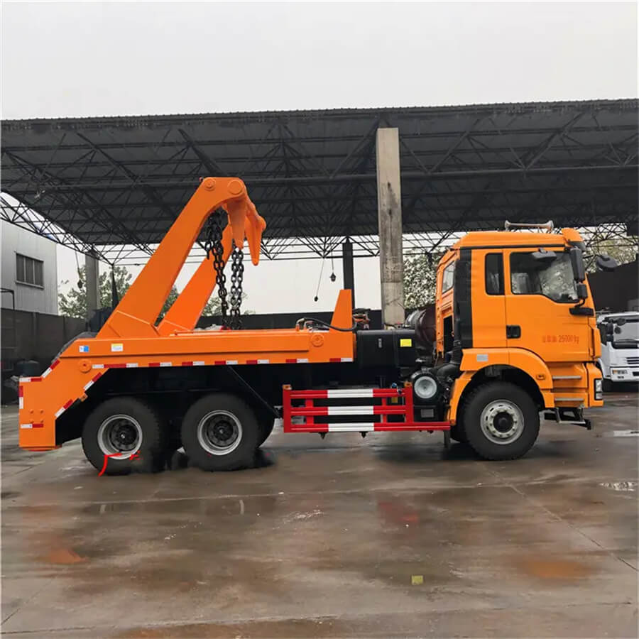 SHACMAN 15Tons Skip Lift Garbage Truck