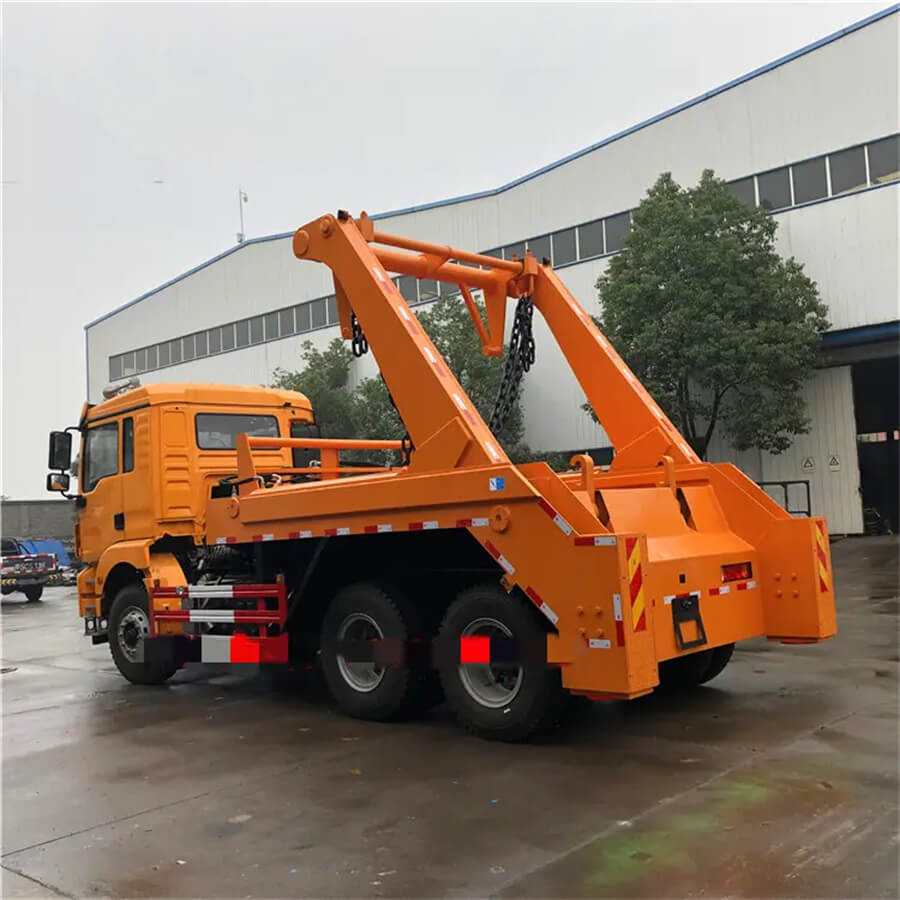 SHACMAN 15Tons Skip Lift Garbage Truck