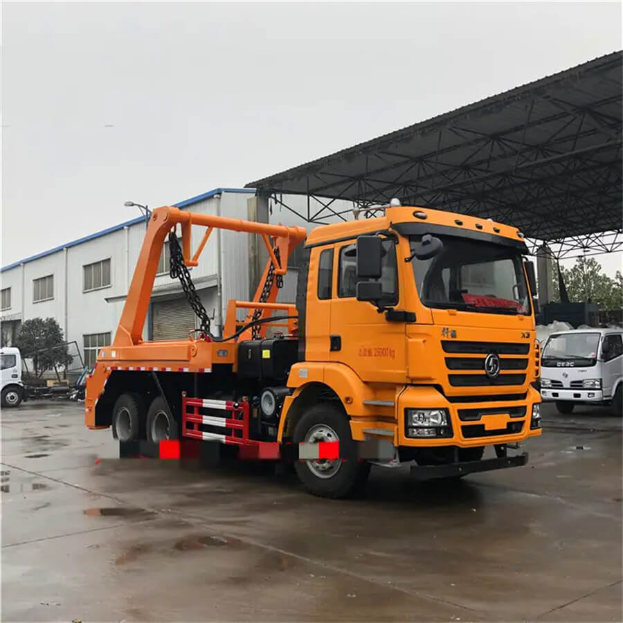 SHACMAN 15Tons Skip Lift Garbage Truck