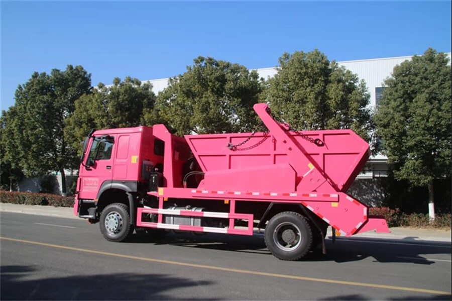HOWO 14 Ton Skip Loader Garbage Refuse Truck