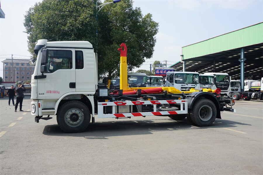 10 Wheels 25 Ton Hook Arm Garbage Truck
