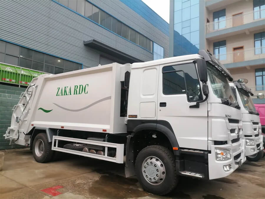 4X2 Sinotruk HOWO 16m3 16cbm 12ton Garbage Truck
