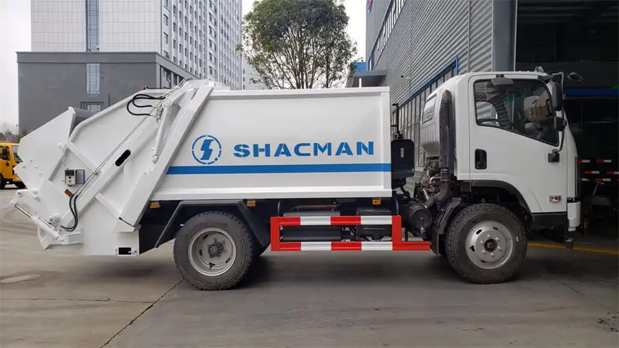 Shacman 4X2 6tons 8000liters Compactor Garbage Truck