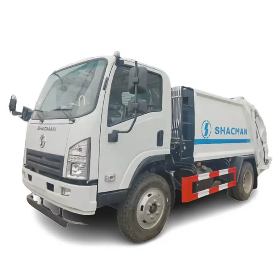 Shacman 4X2 6tons 8000liters Compactor Garbage Truck