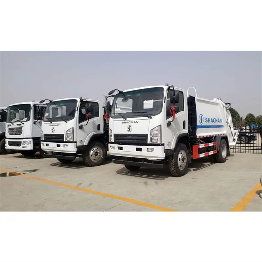 Shacman 4X2 6tons 8000liters Compactor Garbage Truck