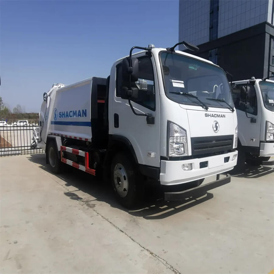 Shacman 4X2 6tons 8000liters Compactor Garbage Truck