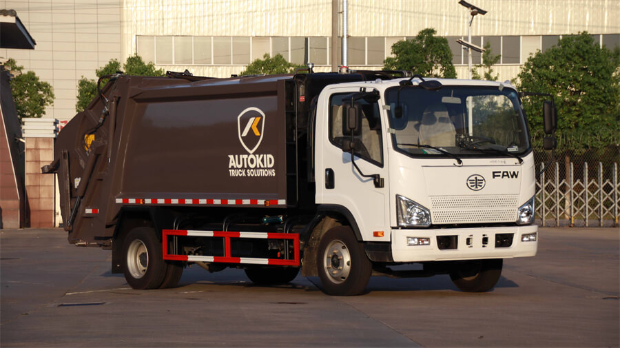 FAW 8000 Liters 8 Cbm Compactor Garbage Truck