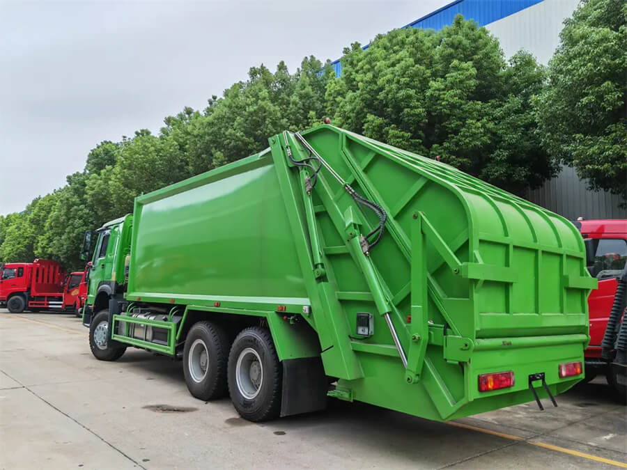 HOWO Heavy 10 Wheels Compressed Garbage Truck