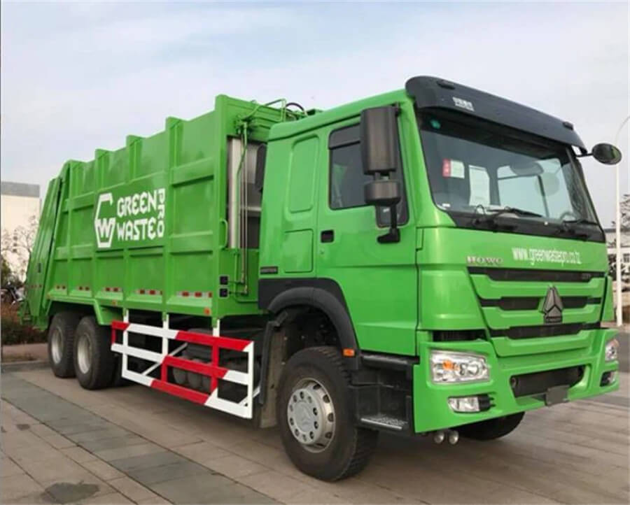 HOWO Heavy 10 Wheels Compressed Garbage Truck