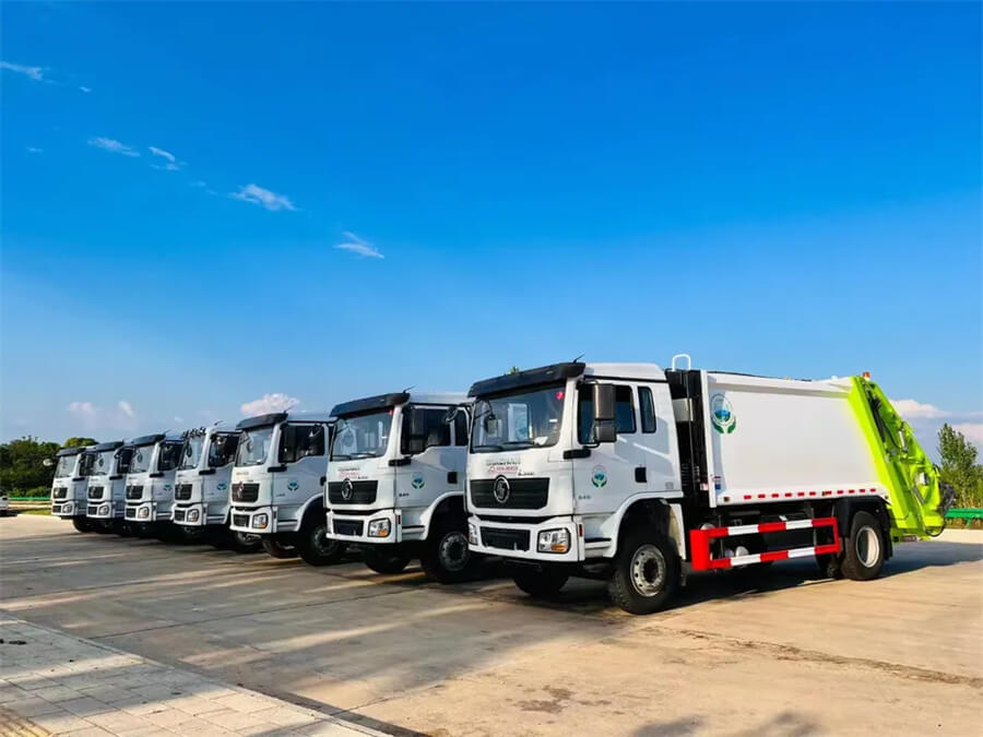 Dump Garbage Compactor 14 Ton Refuse Collection Truck