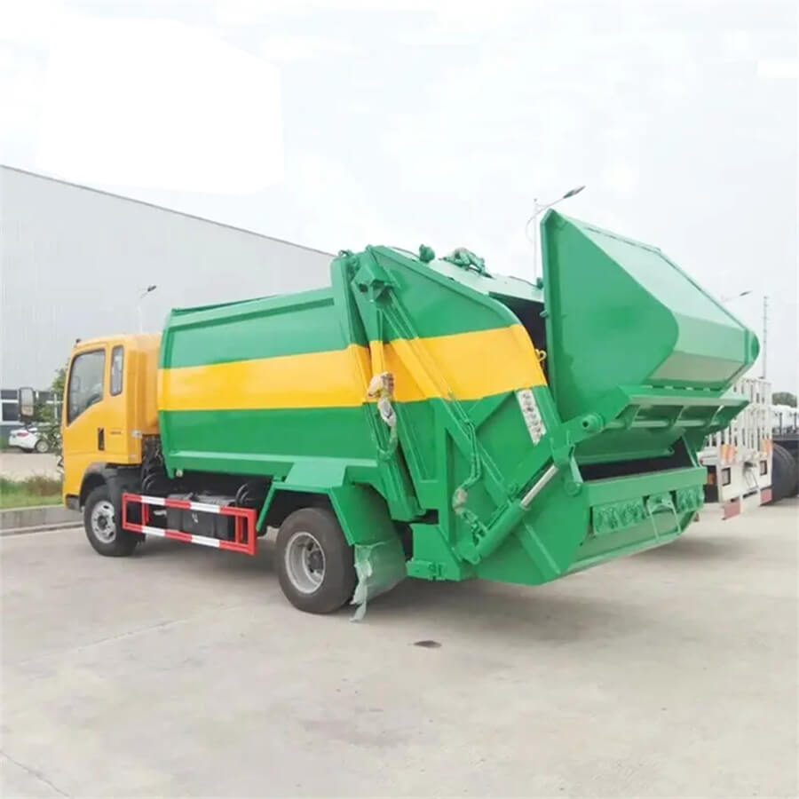 HOWO 8Tons 10CBM Comrpessed Garbage Truck