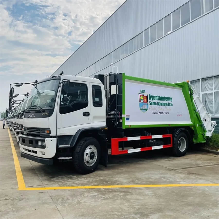 4X2 Isuzu Ftr 12cbm Urban Garbage Compactor Truck