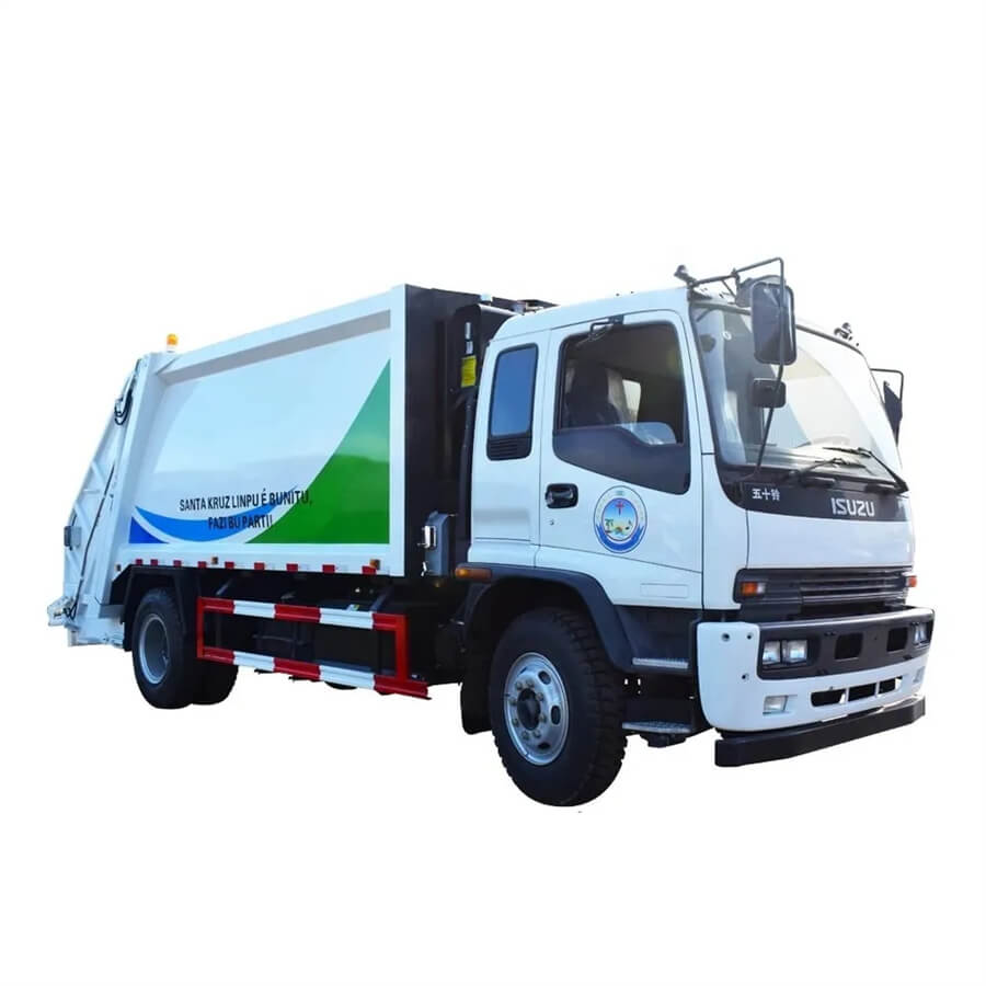 4X2 Isuzu Ftr 12cbm Urban Garbage Compactor Truck