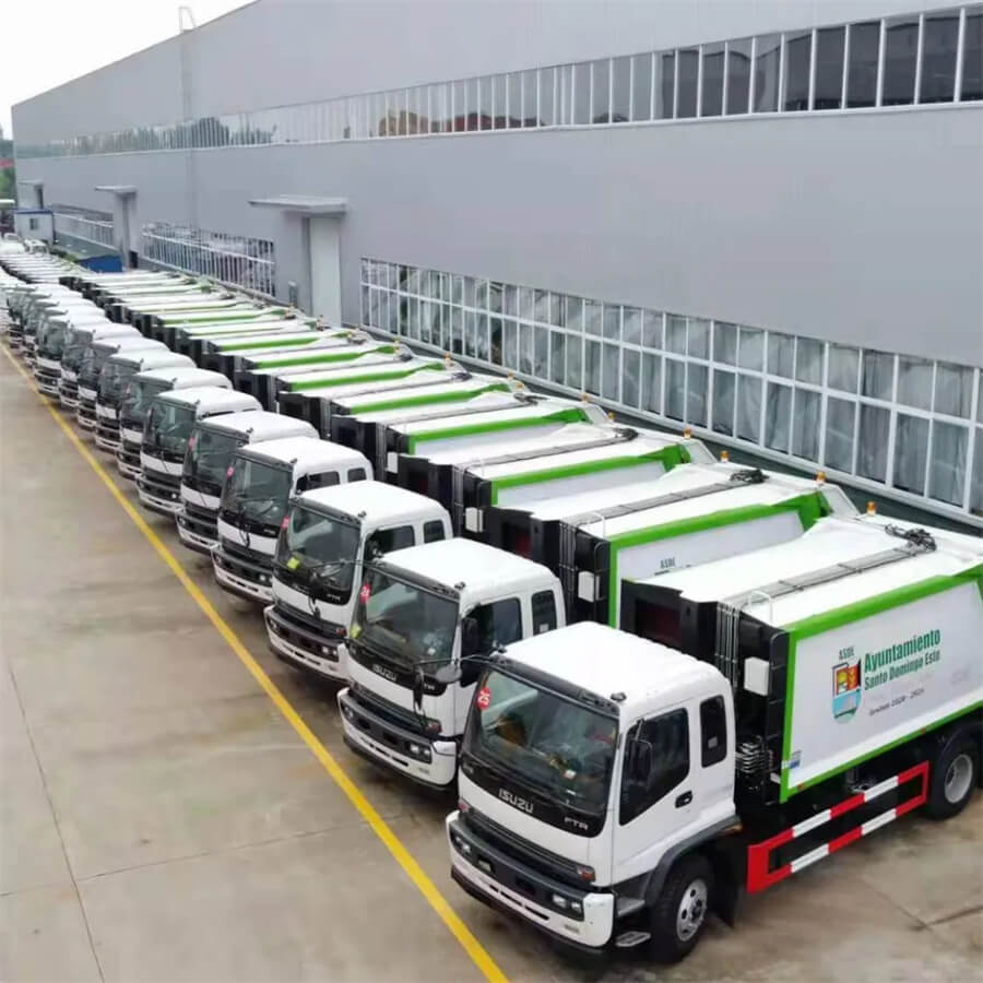 4X2 Isuzu Ftr 12cbm Urban Garbage Compactor Truck
