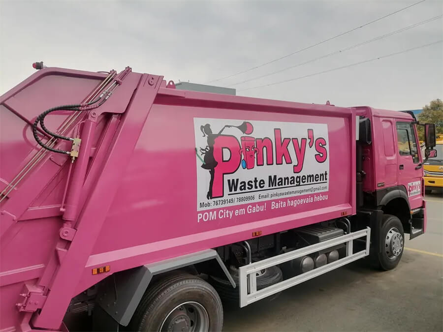 15M3 15000liters 12tons Compression Garbage Truck