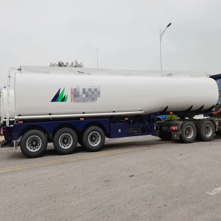 3 Axle 46cbm 46000liter Good Quality Carbon Steel Tank Trailer