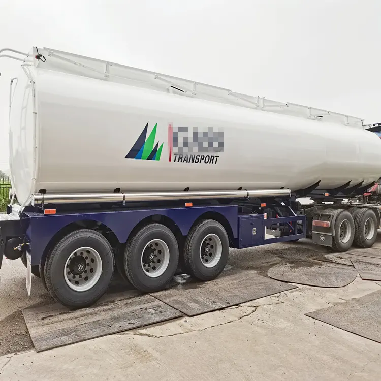3 Axle 46cbm 46000liter Good Quality Carbon Steel Tank Trailer