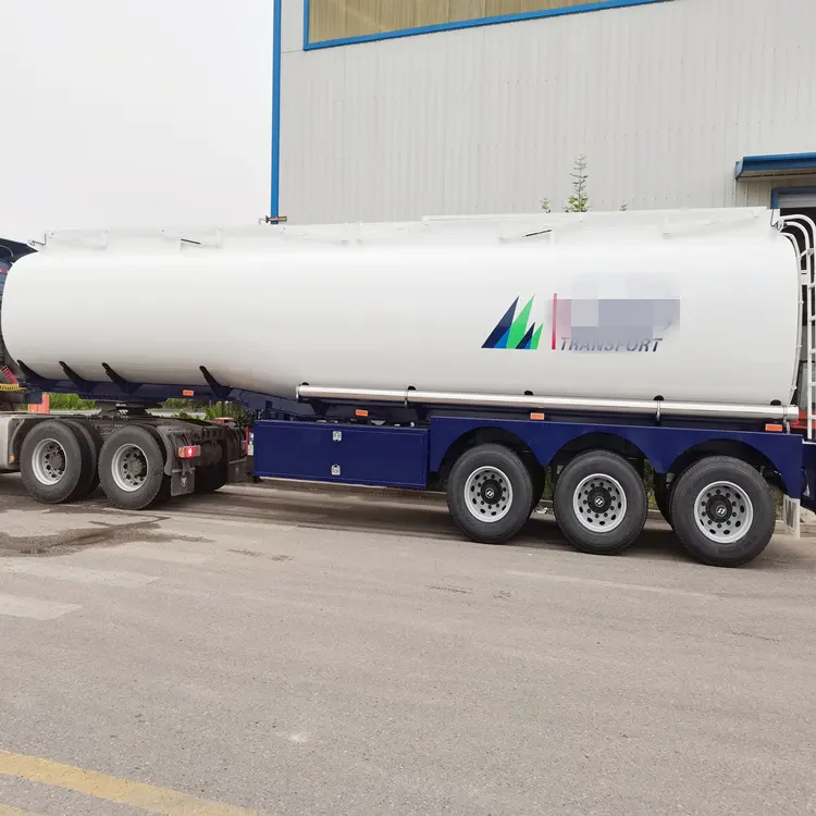 3 Axle 46cbm 46000liter Good Quality Carbon Steel Tank Trailer