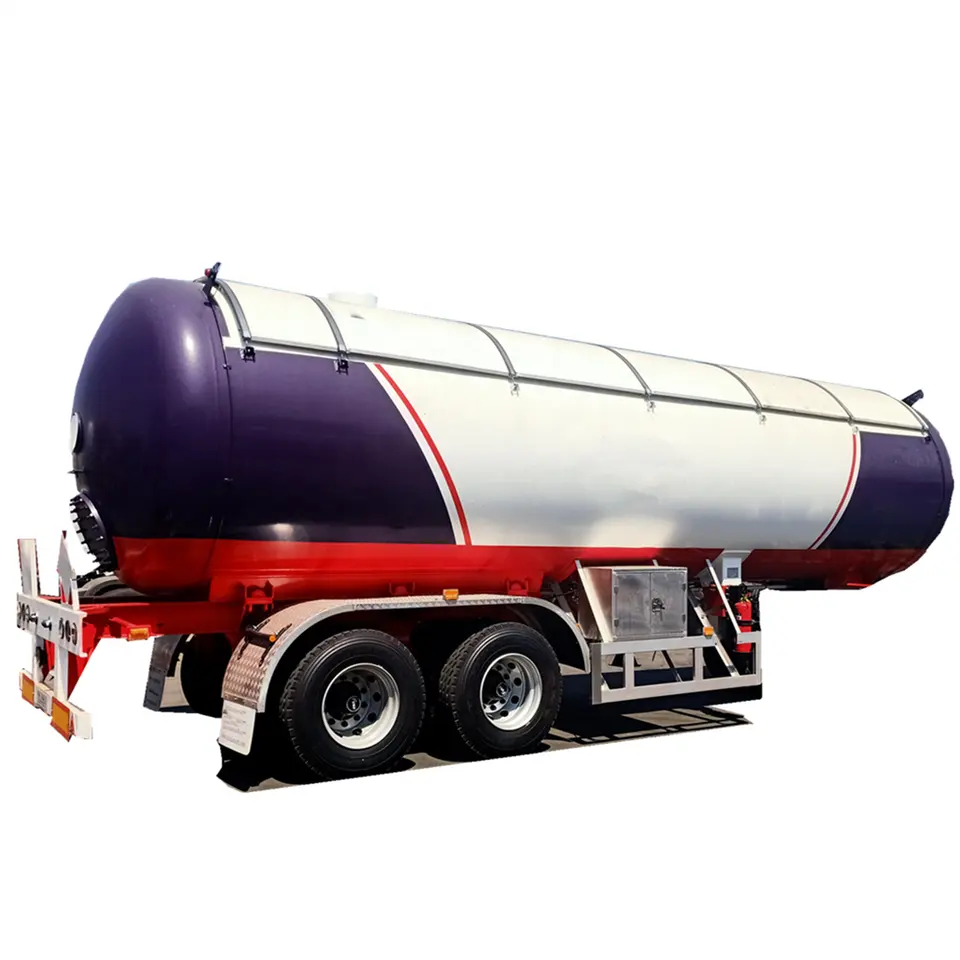2 Axles 40000L Gas LPG Tank Semi Trailer