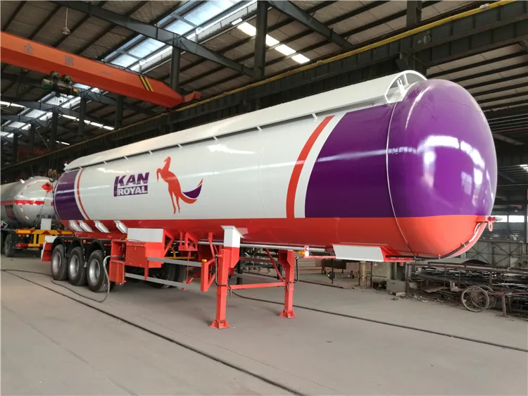 2 Axles 40000L Gas LPG Tank Semi Trailer