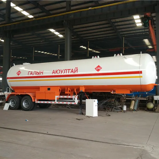 2 Axles 40 m3 LPG Tank Tanker Truck Trailer