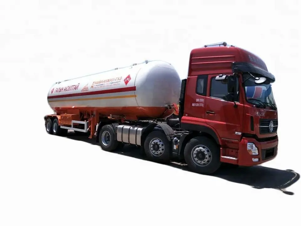 2 Axles 40 m3 LPG Tank Tanker Truck Trailer