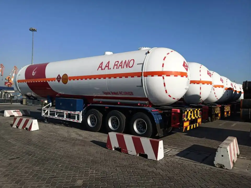 LPG Tank Semi-Trailer 60 Cbm Tanker Semi Trailer for LPG Transport