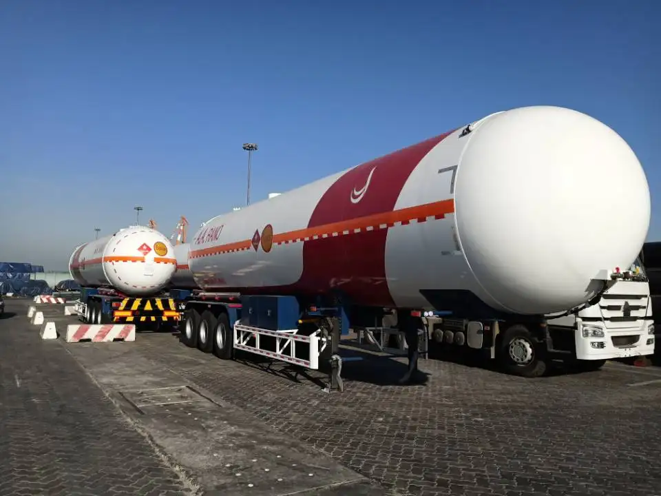 LPG Tank Semi-Trailer 60 Cbm Tanker Semi Trailer for LPG Transport
