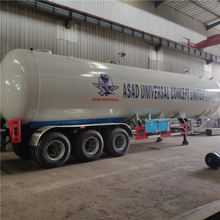 40cbm 50cbm 60cbm LPG Tank Semi Trailer Fuel Tank Semi Trailer