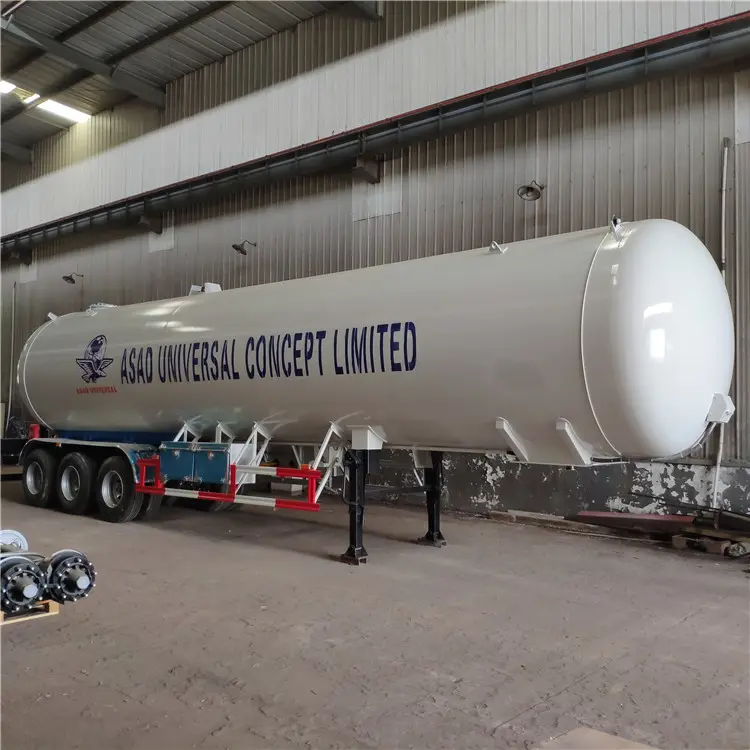 40cbm 50cbm 60cbm LPG Tank Semi Trailer Fuel Tank Semi Trailer