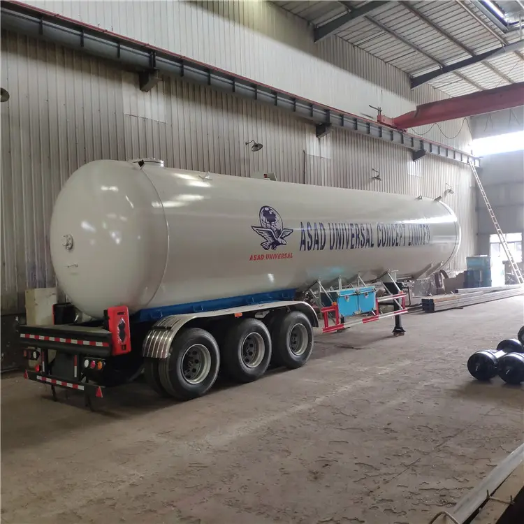 40cbm 50cbm 60cbm LPG Tank Semi Trailer Fuel Tank Semi Trailer